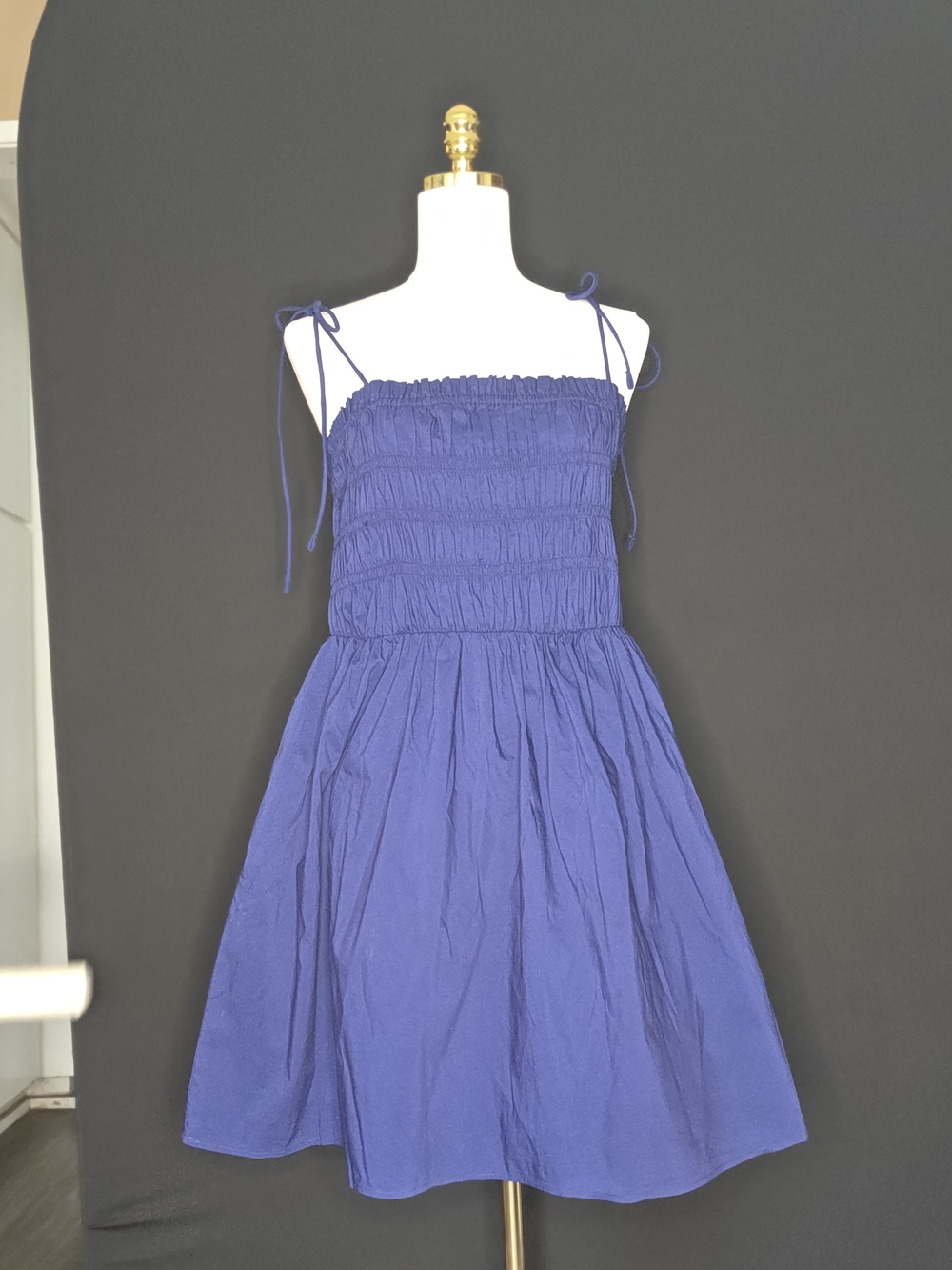 Express Womens Blue Smocked Dress